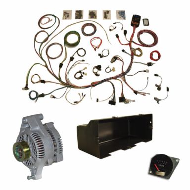 WH Deluxe Rewire Kit with American Autowire Harness, 66-77 Ford Bronco