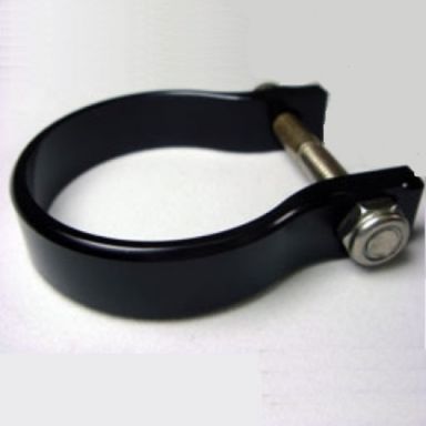 Black Billet Aluminum Rollbar Strap Clamp, 1.5" to 2.375"