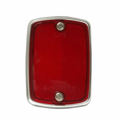 Red Rear Reflector, Mounts Under Tail Light, 67-69 Bronco
