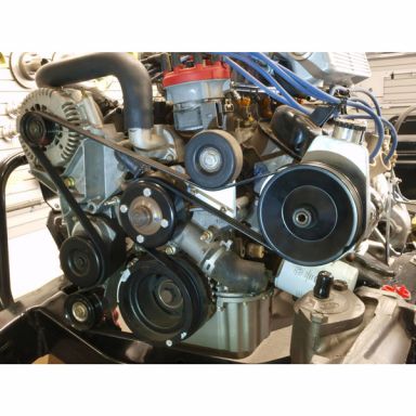 Power Steering Pump Brackets Set, Explorer 5.0 Non-AC, 66-77 Ford Bronco