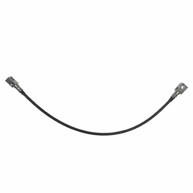 Extended Front Center Brake Hose for Lift, Braided Stainless, 66-77 Bronco