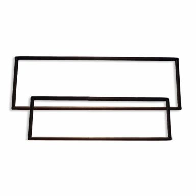 Half Cab Glass Seal Kit, Non-Chrome, 66-77 Bronco