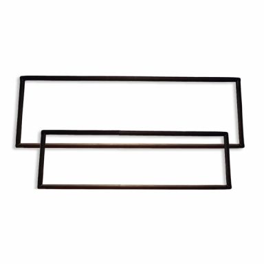Half Cab Glass Seal Kit, Slotted for Chrome, 66-77 Ford Bronco