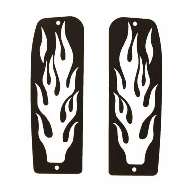 Black After Burner Tail Light Covers, 78-79 Ford Bronco, 73-79 Ford Truck
