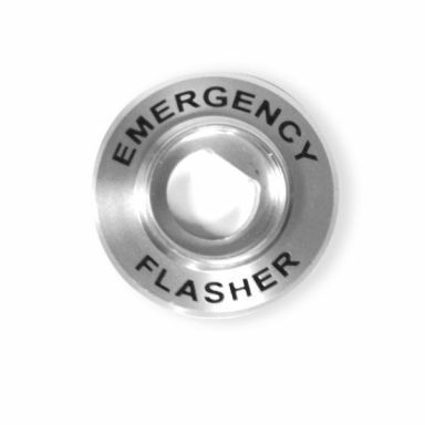 Billet Emergency Flasher Bezel, 66-72 Bronco
