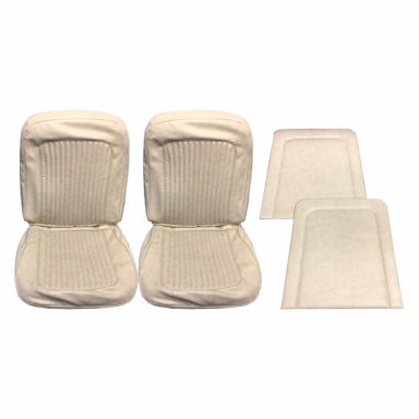 Parchment Front Seat Upholstery Covers, 68-77 Ford Bronco