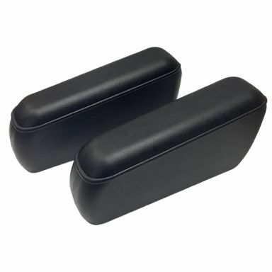 Black Rear Bench Seat Arm Rests (pair), 68-77 Ford Bronco