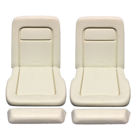 Stock Front Bucket Seat Foam (2 Seats), 68-77 Ford Bronco