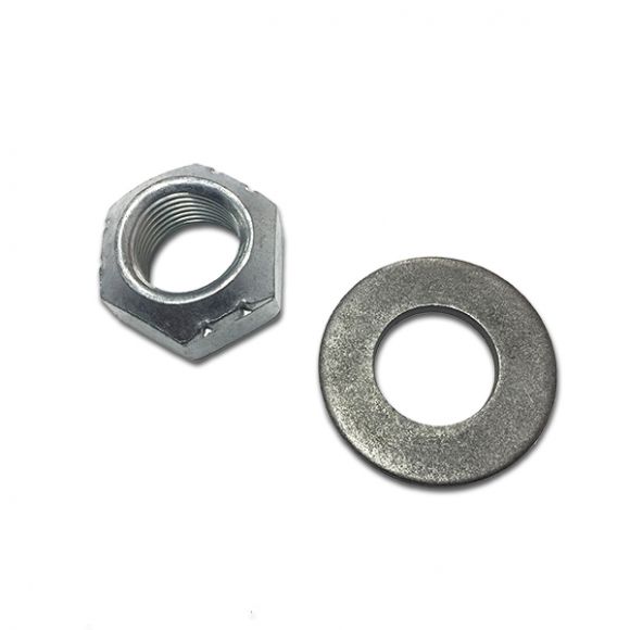 Dana 20 Transfer Case Yoke Nut & Washer, 66-77 Ford Bronco