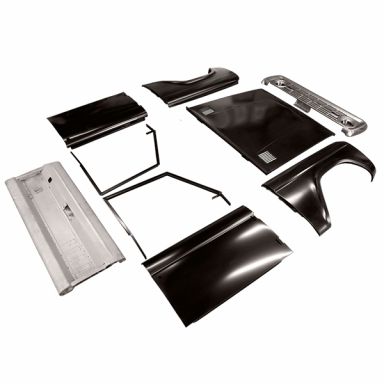 Bronco Tub Bolt-on Parts Kit (No Windshield Frame), 68-77 Bronco