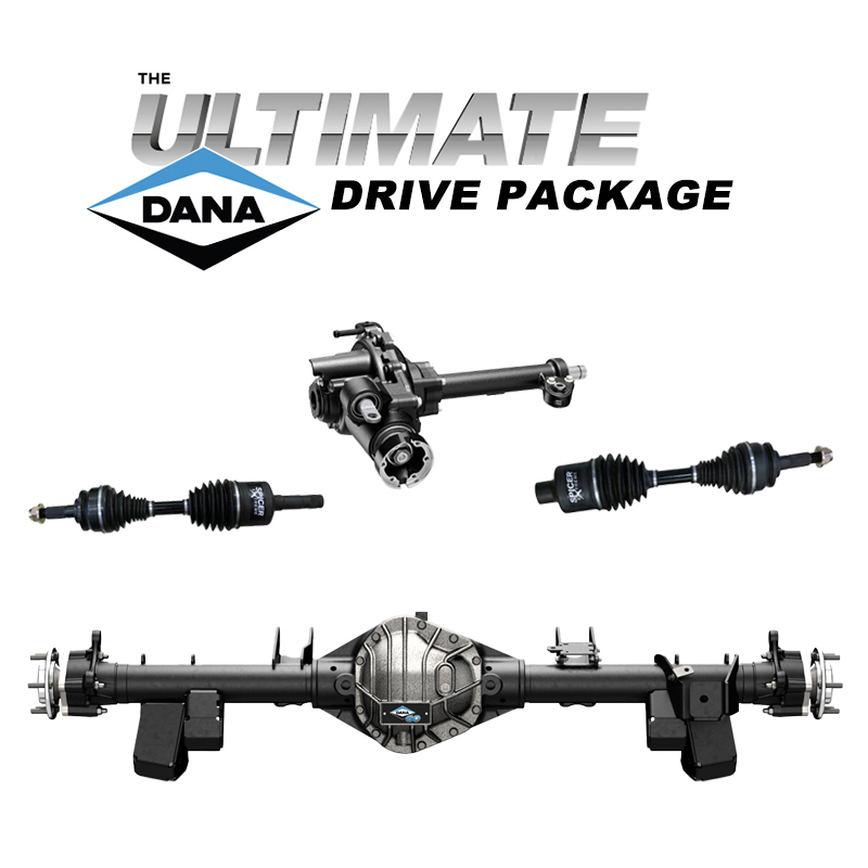 Ultimate Drive Package Advantek Dana 44 FDU with Spicer Extreme Half Shafts and Ultimate Dana 60