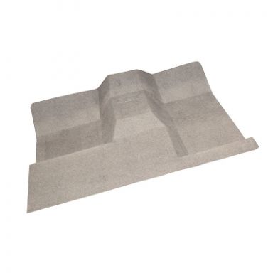 Parchment Bronco Sport Type Full Front Rubber Floor Mat, 66-77 Ford Bronco