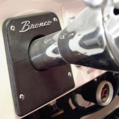Bronco Script Steering Column Cover, 66-77 Ford Bronco