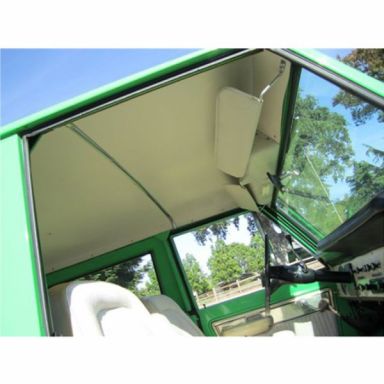 Parchment Headliner, Vacuum or Electric Wipers, 66-77 Bronco