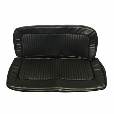 Black Rear Bench Seat Upholstery Cover, 68-77 Ford Bronco