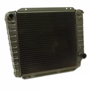 WH Staggered 4-core Radiator, SBF V8, 66-77 Bronco - Made in USA