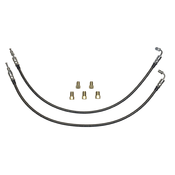 Yes! Add 3077 stainless hose kit