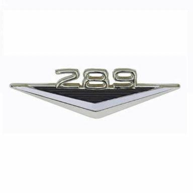 289 Emblem with Clips, Early Style, 66-68 Ford Bronco