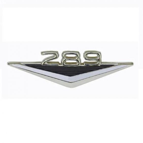 289 Emblem with Clips, Early Style, 66-68 Ford Bronco