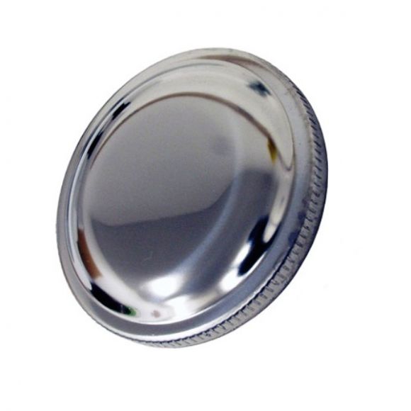 Stainless Vented Gas Cap, Short Reach, 2.80" OD, 66-70 Ford Bronco