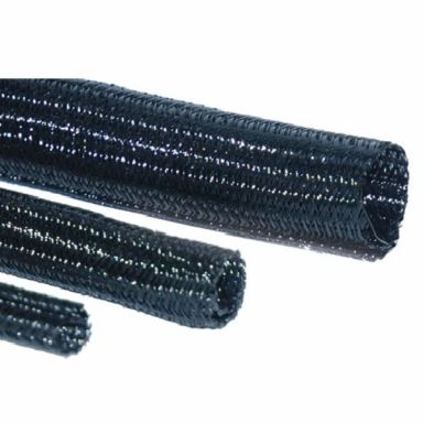 Braided Split-Sleeve Wire Loom, 1/8" to 1" (per Foot)